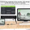 Switch KVM Techly IDATA KVM-DPC8K grigio