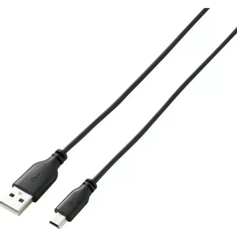 Renkforce RF-4080792 cavo dati USB 2.0, USB-A a Mini-USB-B, 1 m, nero