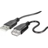 Cavo USB 2.0 Renkforce RF-4080795, USB-A a USB-A, 1 m, nero