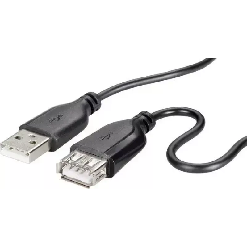 Cavo USB 2.0 Renkforce RF-4080795, USB-A a USB-A, 1 m, nero