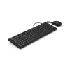 Hama CKM-200 tastiera mouse inclusi home/office USB QWERTZ tedesco nero