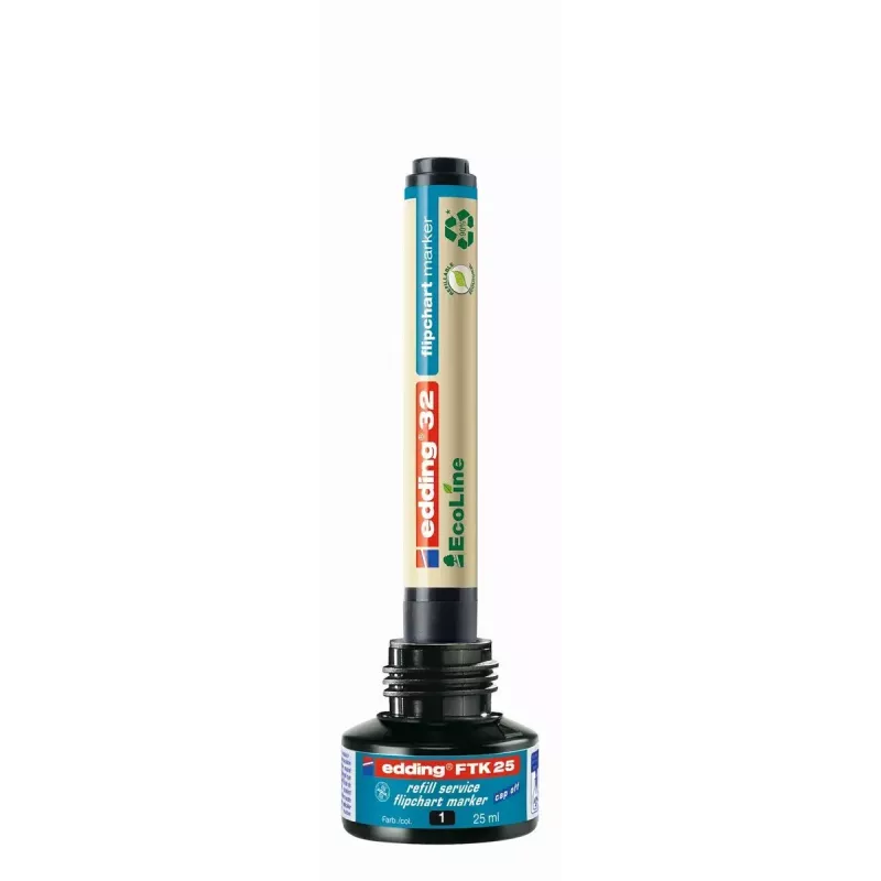 Ricarica per marker Edding 4-FTK25003, inchiostro blu, 25 ml