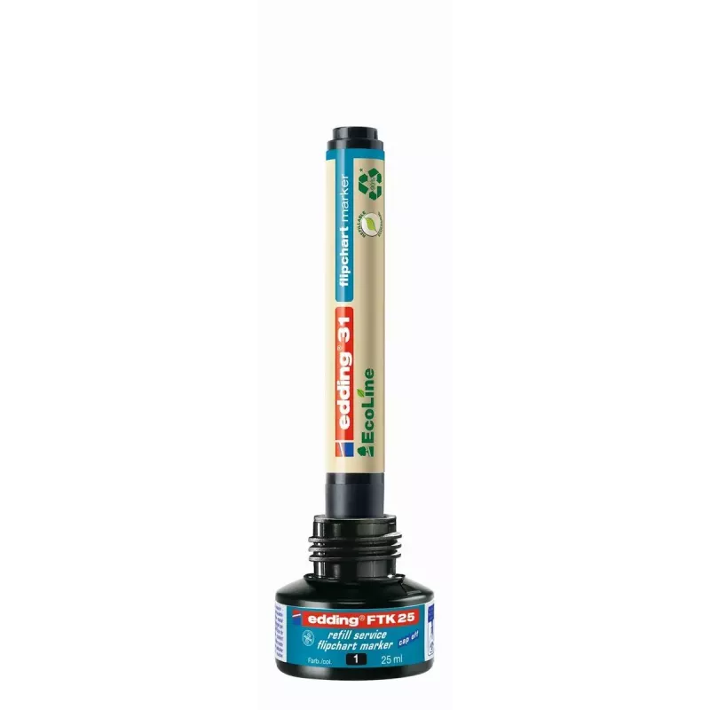Ricarica per marker Edding 4-FTK25003, inchiostro blu, 25 ml