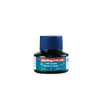 Ricarica per marker Edding 4-FTK25003, inchiostro blu, 25 ml