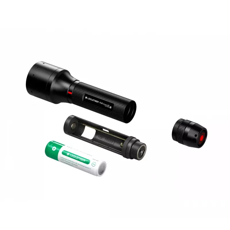 Ledlenser P6R Core QC Torcia ricaricabile, 270 lm, nero