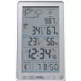 Stazione meteo digitale TechnoLine WS 9218 — bianco, termometro interno/esterno, igrometro, barometro, a batteria