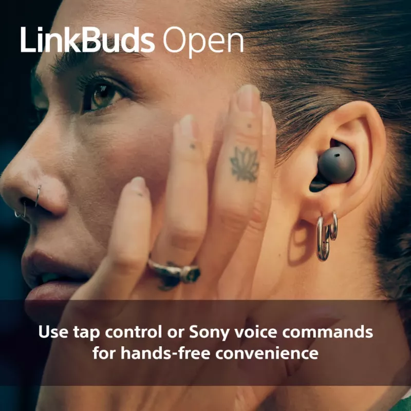 Sony LinkBuds Open WFL910V Cuffie/Headset Wireless In-Ear Chiamate/Musica Bluetooth Viola