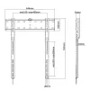 Techly ICA-PLB 734F Supporto/Staffa da parete per TV 165,1 cm (65
