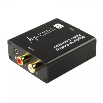 Techly IDATA SPDIF-9 Convertitore audio Nero