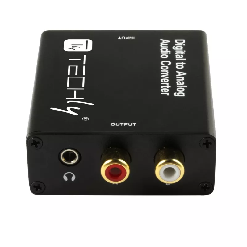 Techly IDATA SPDIF-9 Convertitore audio Nero