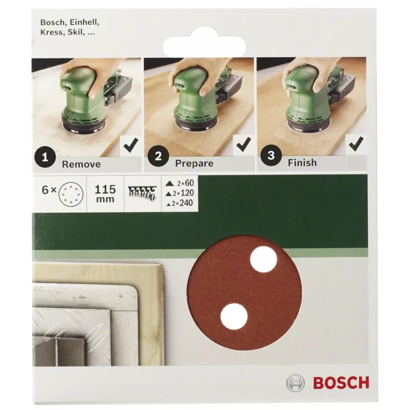 Bosch 2609256A27 5 pezzi foglio abrasivo