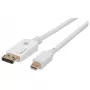 Techly ICOC MDP-010T4K cavo DisplayPort 1 m Mini DisplayPort bianco