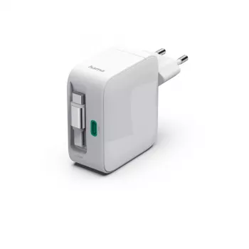 Hama 00201956 caricabatterie per dispositivi mobili universale bianco AC per interni