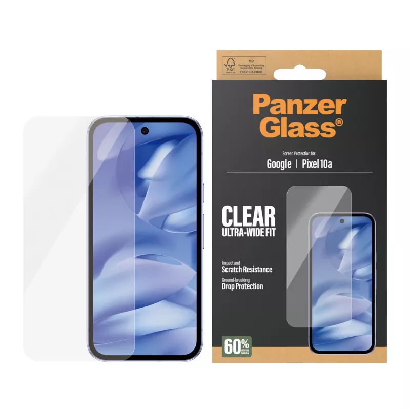 PanzerGlass PG21079 Ultra-Wide Fit Vetro protettivo per schermo per Google Pixel 10a
