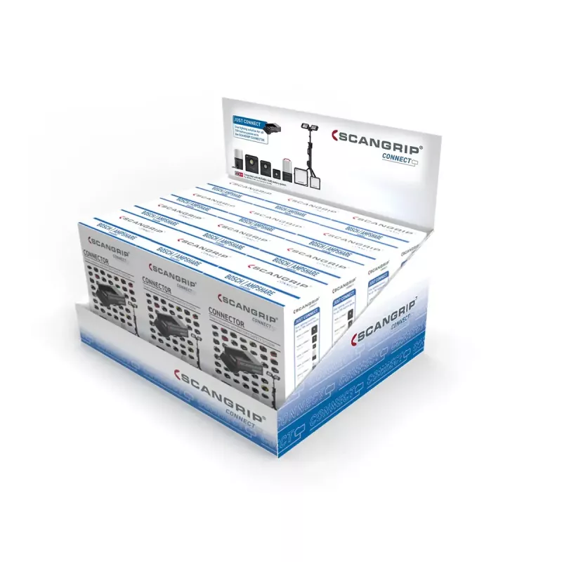 Modulo di collegamento SCANGRIP per BOSCH/Ampshare 18 V/20 V, nero, 110,1×76,1 mm, 100 g