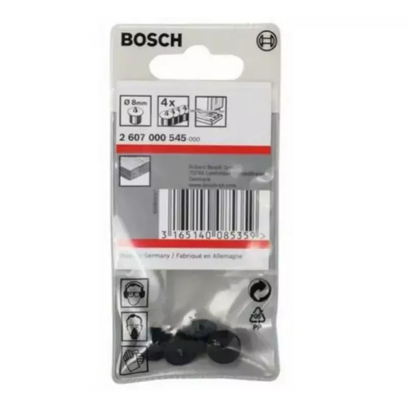 Accessorio per trapano Bosch 2 607 000 545 nero diametro 8 mm 4 pezzi