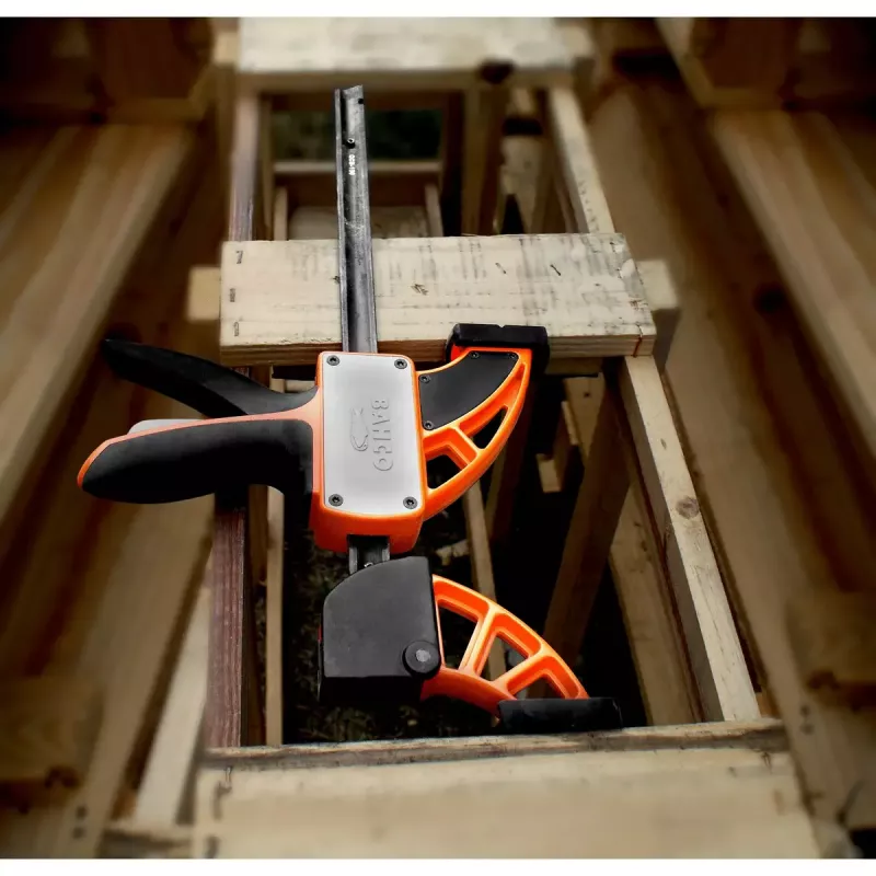 Morsetto a cricchetto Bahco QCB-150 15 cm nero arancione