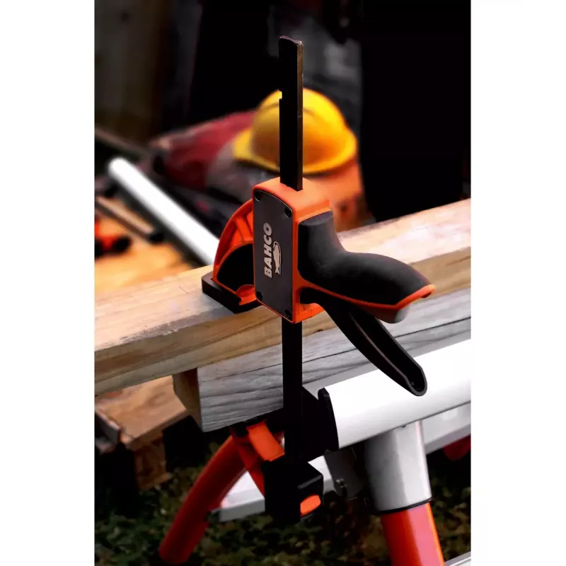 Morsetto a cricchetto Bahco QCB-150 15 cm nero arancione