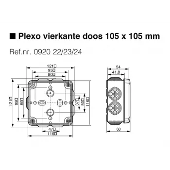 Legrand 092024 Scatola di derivazione elettrica