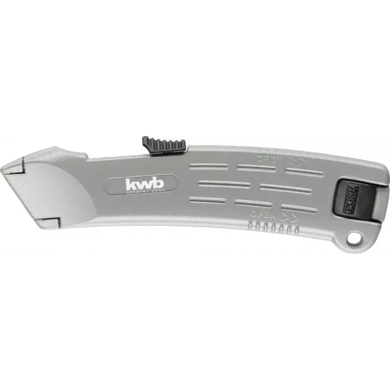 KWB 015210 Profi taglierino di sicurezza con lama trapezoidale, 173 mm