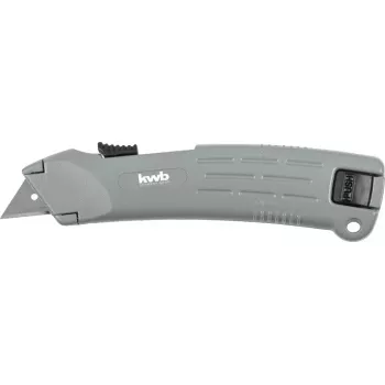 KWB 015210 Profi taglierino di sicurezza con lama trapezoidale, 173 mm
