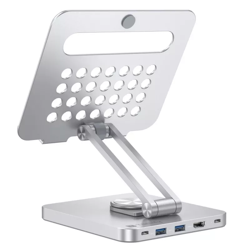 Techly hub USB-C 8 in 1 docking station supporto per tablet