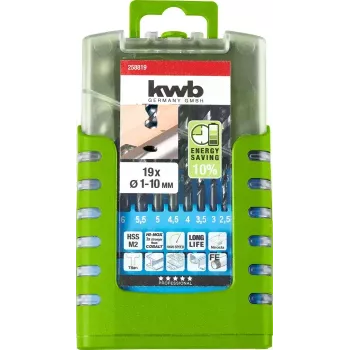 Set di punte KWB 258819 19 pz. senso orario