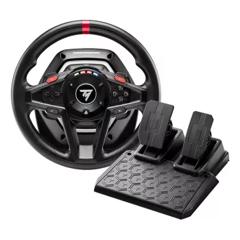 Thrustmaster T128 SimTask Farming Pack nero volante + pedale + leva del cambio PC, PlayStation 4, PlayStation 5