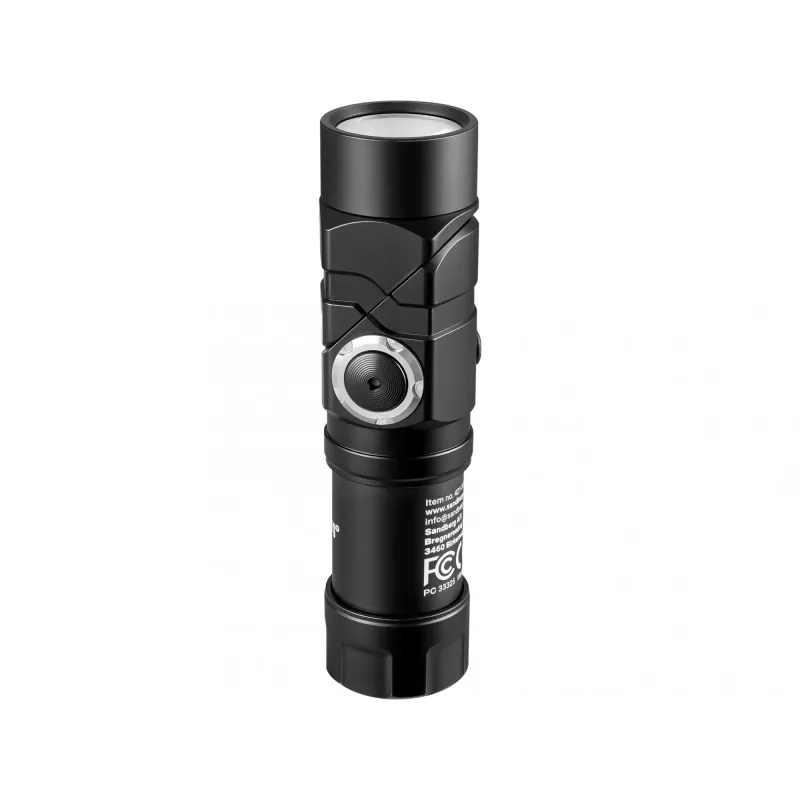 Sandberg Headlamp 500 Duo, torcia frontale, nera, alluminio, IP44, LED, 25 lm