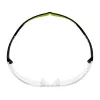 Occhiali di sicurezza 3M SF4000CC1 — occhiali protettivi in plastica, lente trasparente, nero/verde