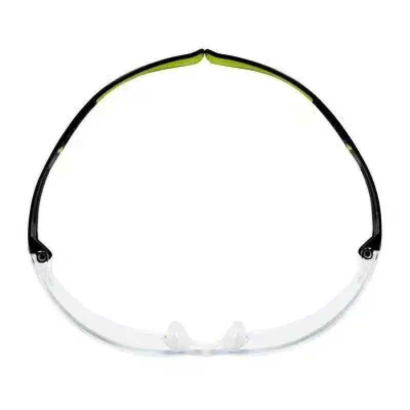 Occhiali di sicurezza 3M SF4000CC1 — occhiali protettivi in plastica, lente trasparente, nero/verde