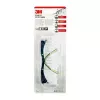 Occhiali di sicurezza 3M SF4000CC1 — occhiali protettivi in plastica, lente trasparente, nero/verde