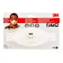 Maschera antipolvere 3M 9322C2 FFP2 semimaschera filtrante, bianco, confezione da 2