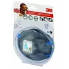 Maschera antipolvere 3M 9922C2, riutilizzabile in stile maschera respiratoria, confezione da 2, antracite
