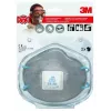 Maschera antipolvere 3M 9922C2, riutilizzabile in stile maschera respiratoria, confezione da 2, antracite