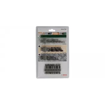 Set di punte Bosch 2609256989, 19 pezzi — per calcestruzzo, metallo, legno, finitura acciaio inox