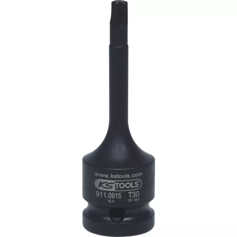 Bussola a inserto per bit a impulso KS Tools 1/2 inch TX, lunga, T40 (911.0916)