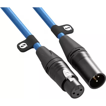 Cavo XLR Rode XLR3M-B 3 m — cavo microfono maschio su femmina, blu