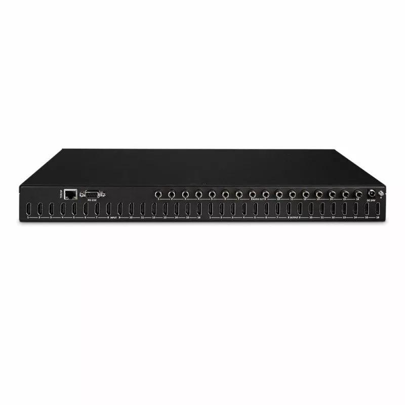 Lindy 38359 matrix switch HDMI 16x16, 4K60, da scrivania