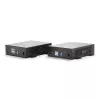 Lindy 300 m Fibre Optic HDMI 4K60 e USB KVM Extender, trasmettitore e ricevitore, con cavo, 300 m, 3840 x 2160 pixel, nero, metallo