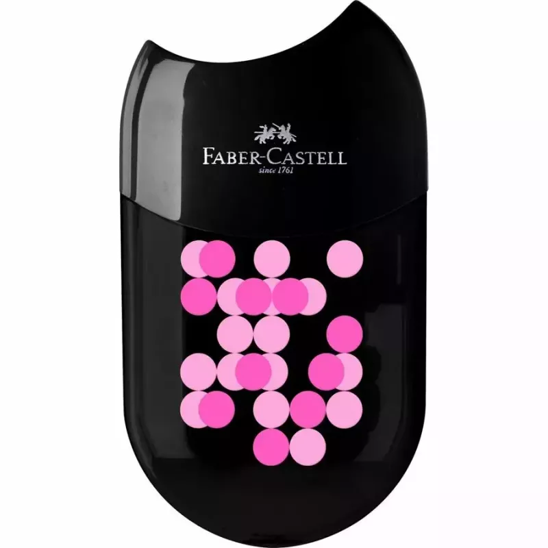 Faber-Castell 183535 Two Tone Temperamatite doppio con contenitore, display da 18