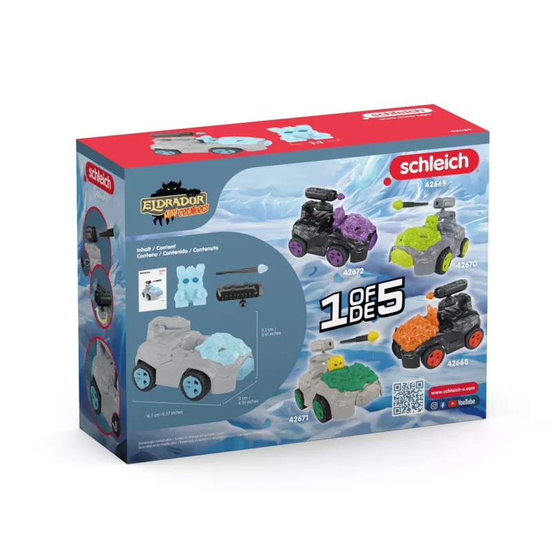 Veicolo Schleich ELDRADOR CREATURES Ice CrashMobile Mini Creature 7-12 anni