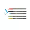 Pennarello Edding 4-1200-5-3 aqua nero verde chiaro rosso giallo punta bullet