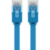 Cavo patch piatto Goobay CAT 6 2 m U/UTP blu
