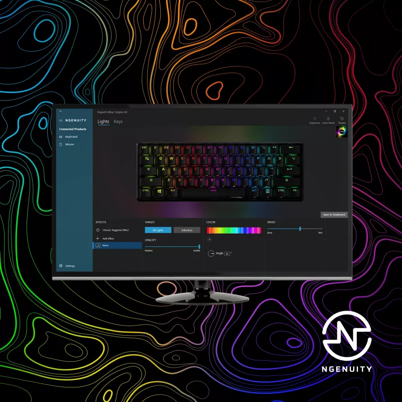 HyperX Alloy Origins 60 – tastiera meccanica da gaming – HX Red