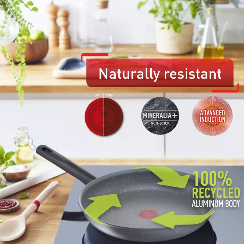 Padella multiuso Tefal Healthy Chef G15002 rotonda 20 cm grigia