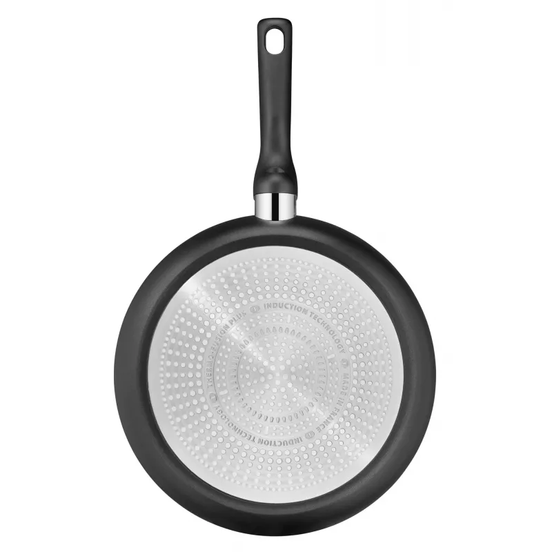 Tefal Hard Titanium Pro G28990 set di padelle, 2 pz., rivestimento in titanio, alluminio, induzione, 175°C, nero