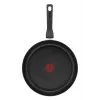Tefal Hard Titanium Pro G28990 set di padelle, 2 pz., rivestimento in titanio, alluminio, induzione, 175°C, nero