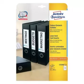 Etichetta per stampante non adesiva Avery C32266-25