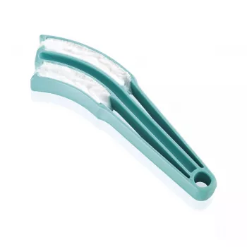 Leifheit 41316 spazzola scrub in microfibra turchese-bianco